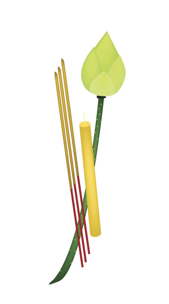 鲜荷花香烛图片下载