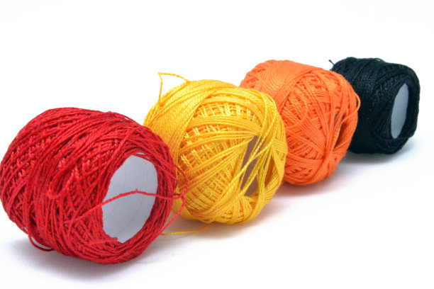 彩色的线程图片下载