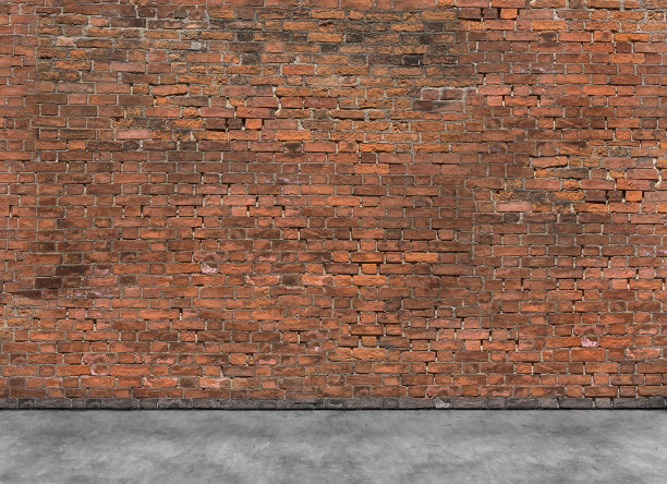 有前景的旧空砖墙图片下载