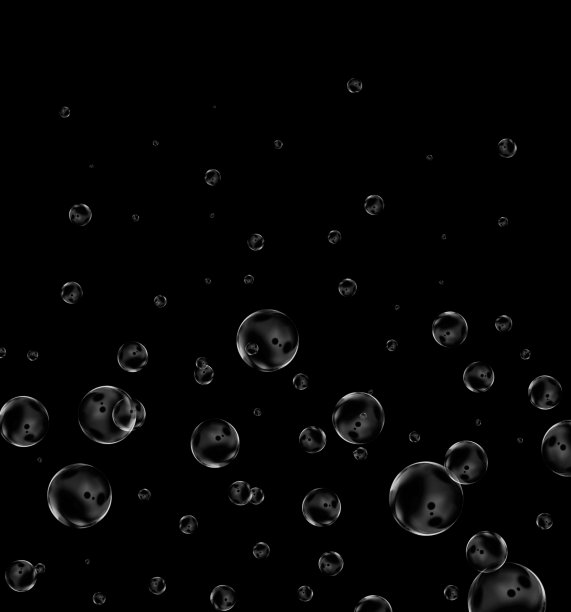 泡沫在黑色图片下载