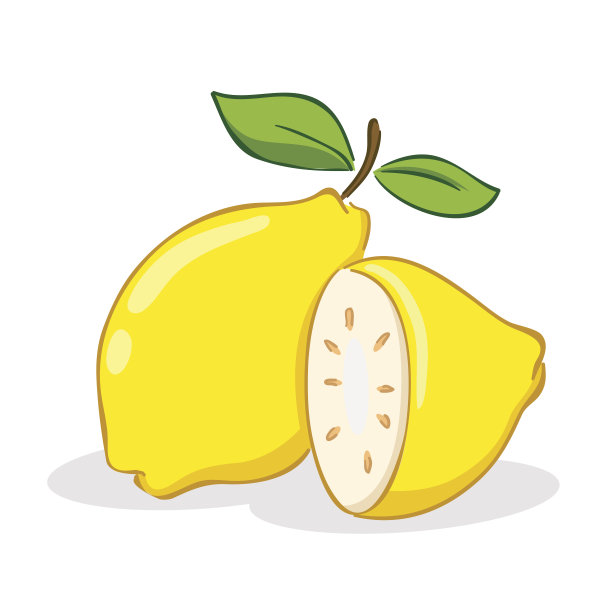 柠檬水果素材图片