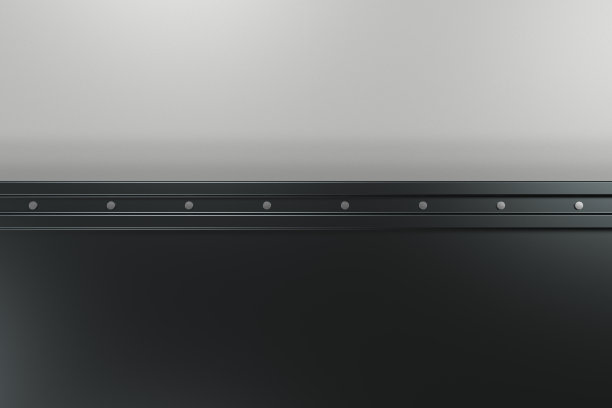 矩形白色板上的黑色和白色背景与铆钉图片下载