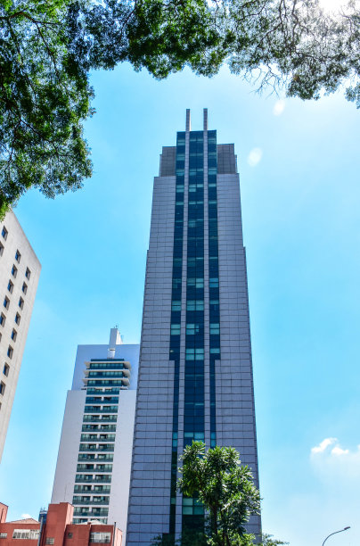 蓝色建筑图片下载