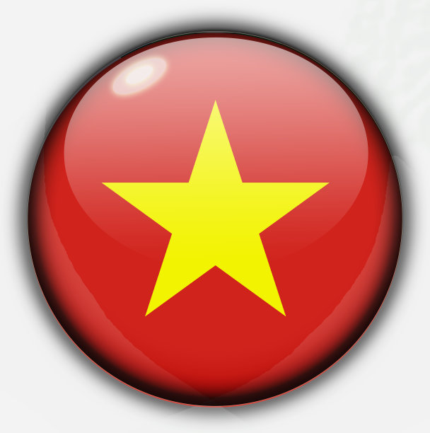 闪光按钮旗-越南图片下载