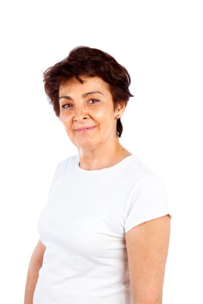 一个随意的高级女人的肖像图片下载