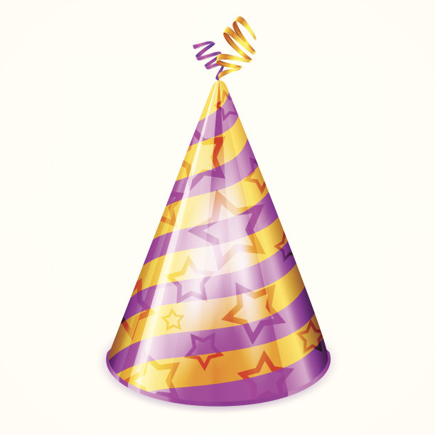 白色的派对帽图片下载