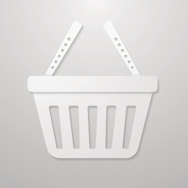 购物车的纸图标图片下载