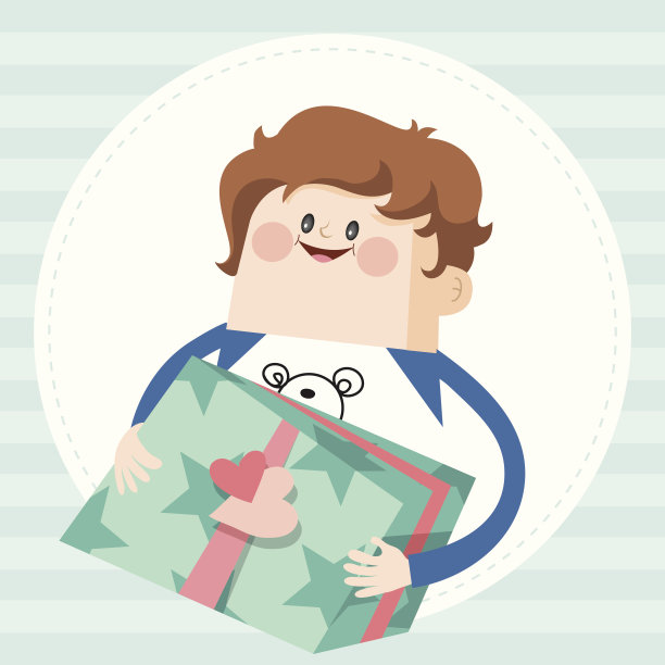 孩子和礼物B图片下载