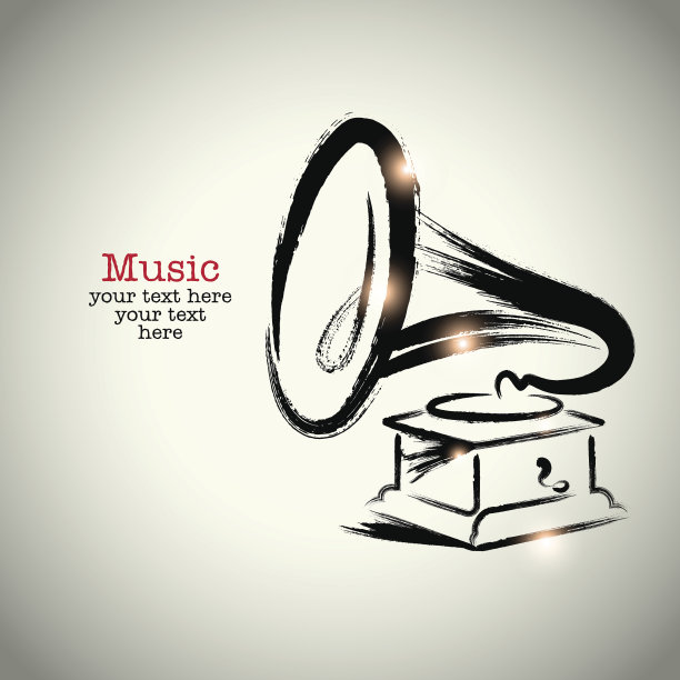 画风留声机图片下载