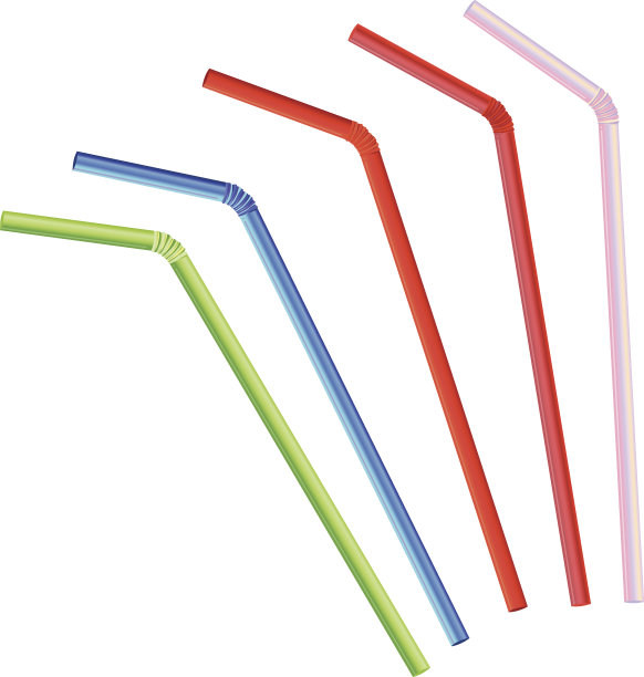 彩色吸管图片下载