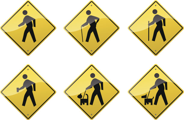 交叉的迹象图片下载