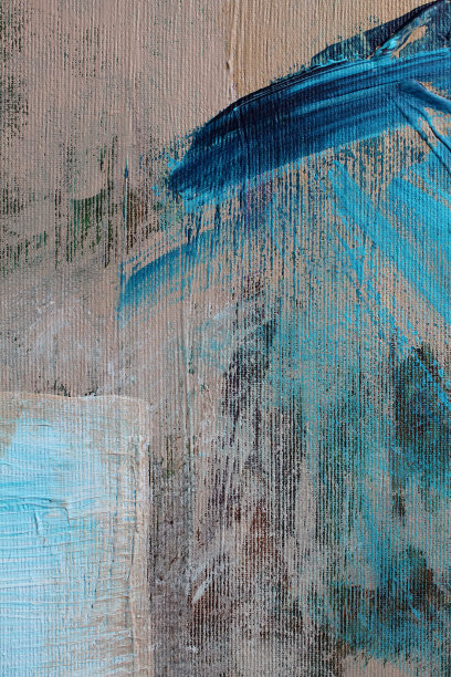 一幅彩色丙烯酸画的细节。图片下载