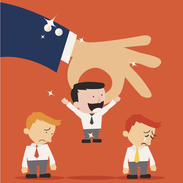 商务手拾商人，人力资源理念图片下载