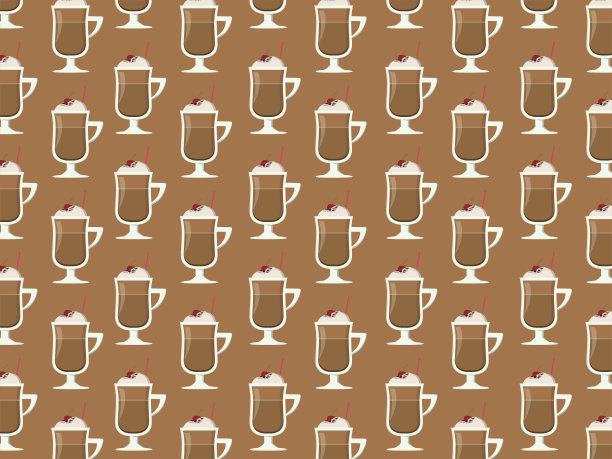 巧克力奶昔。咖啡的背景。图片下载