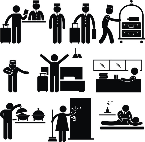 酒店工作人员及服务图片下载