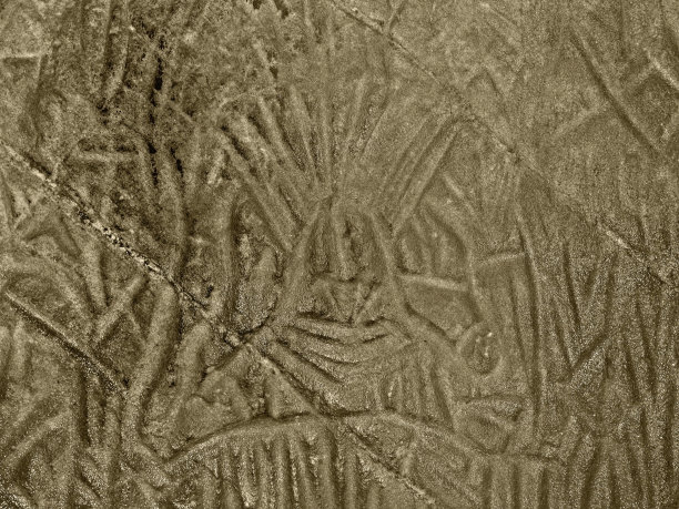 史前艺术，Edakkal Cave, Ambalavayal附近的Ambalavayal，图片下载