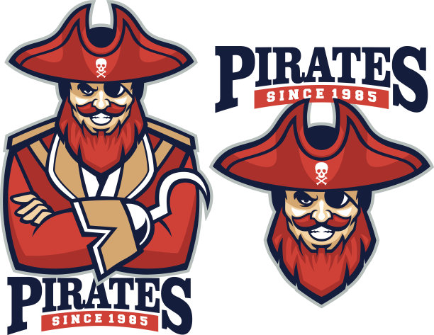 半人海盗吉祥物图片下载