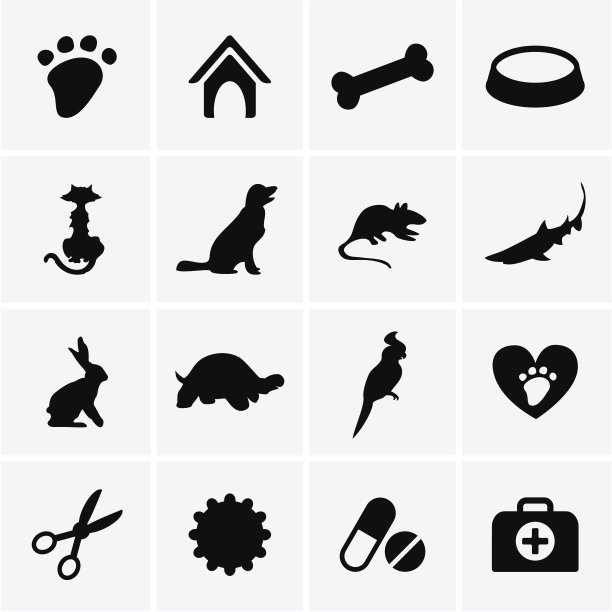 兽医宠物图标图片下载