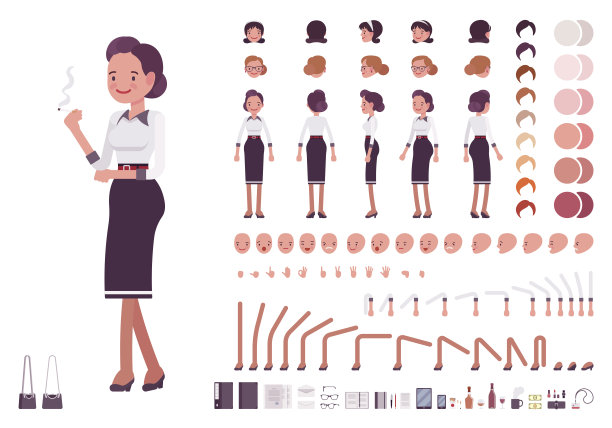 卡通矢量图素材ID：140845228