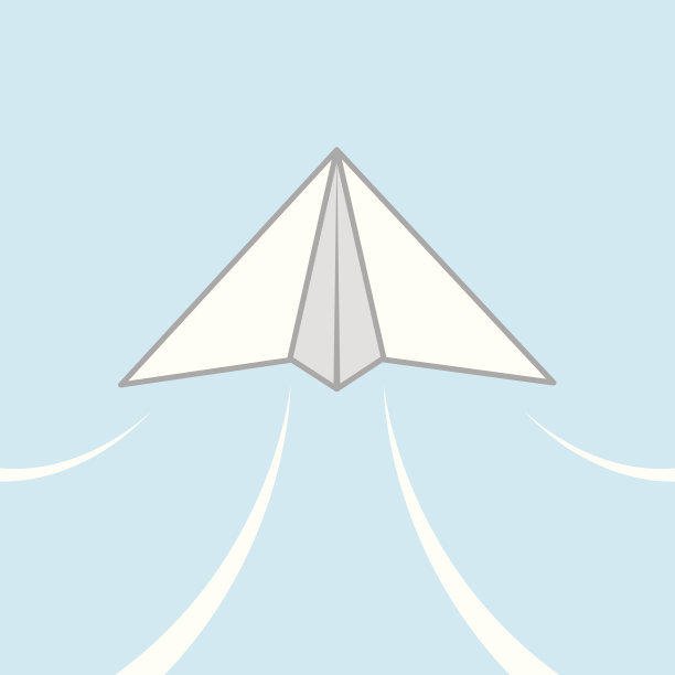 纸飞机滑翔图片下载