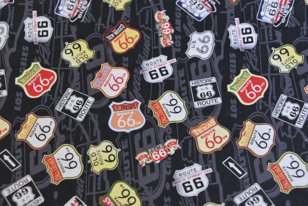 66号公路标志插图图片下载