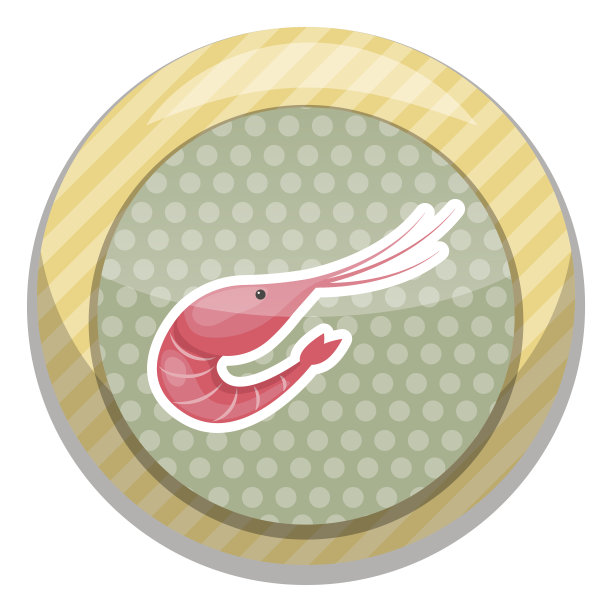 虾类矢量图图片下载