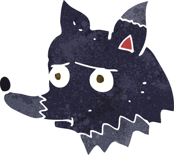 卡通狗不开心图片下载