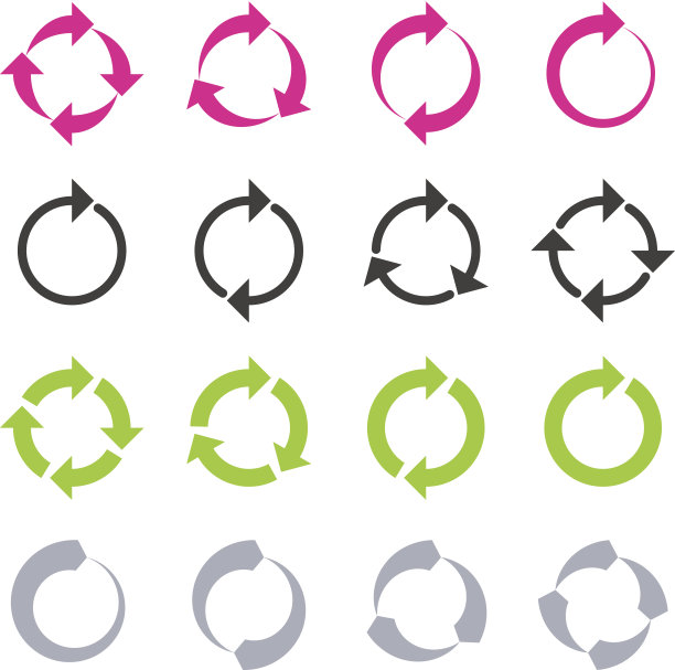 旋转，重新加载，刷新，循环，循环箭头符号图片下载