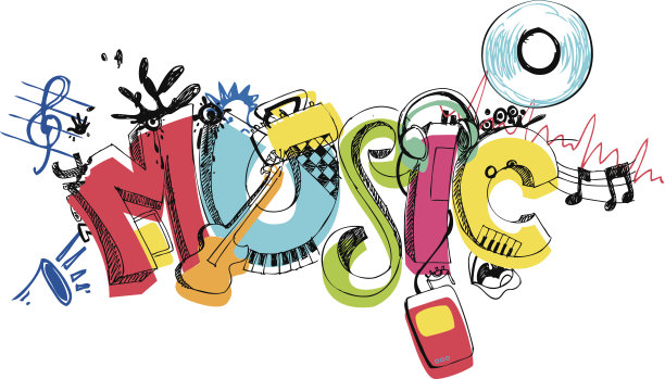 音乐涂鸦图片下载