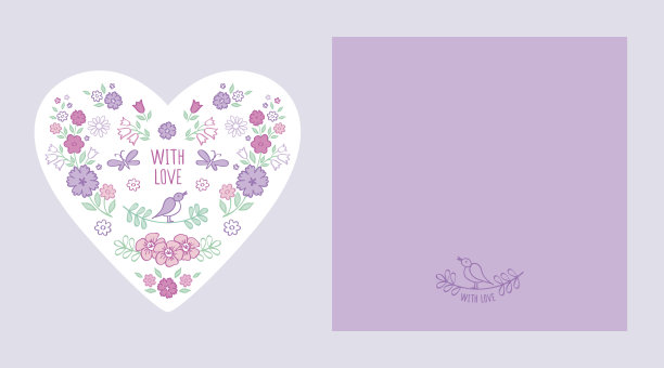 老式贺卡。图片下载