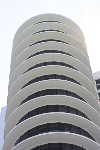 迈阿密海滩的建筑。南海滩。佛罗里达。图片下载