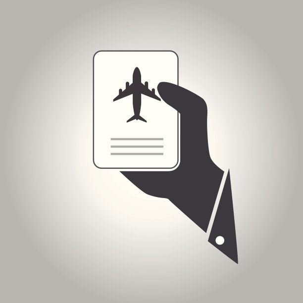 手持机票矢量图标图片下载