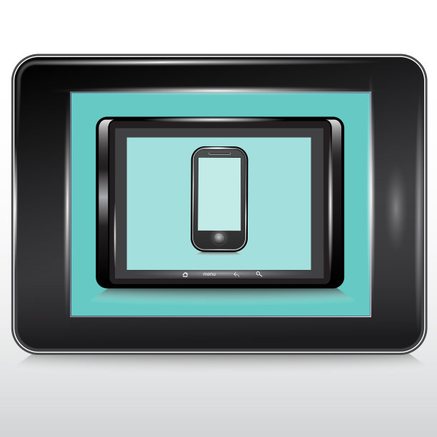 平板电脑，手机。向量图片下载