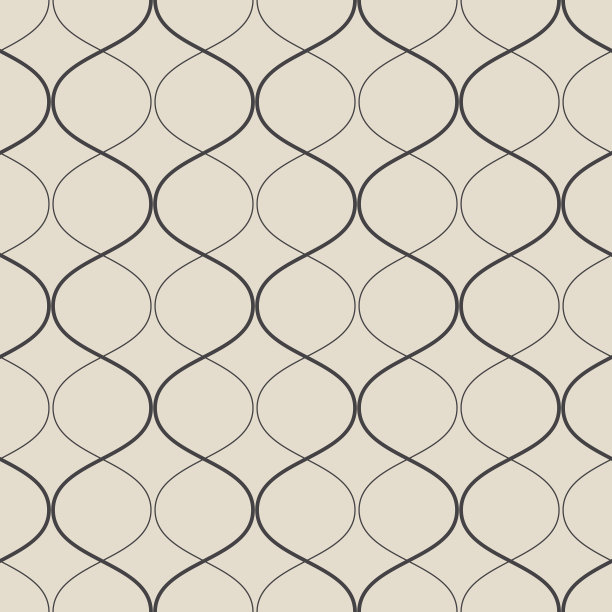 矢量无缝几何复古图案。图片下载