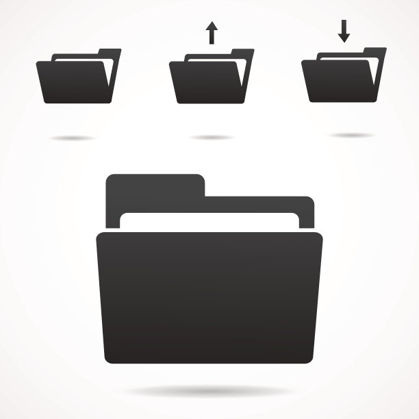 文件夹图标。图片下载