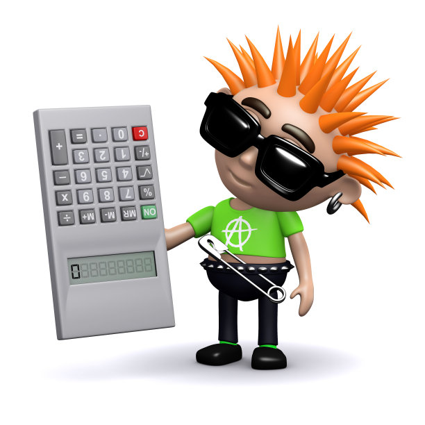 3d朋克学数学图片下载