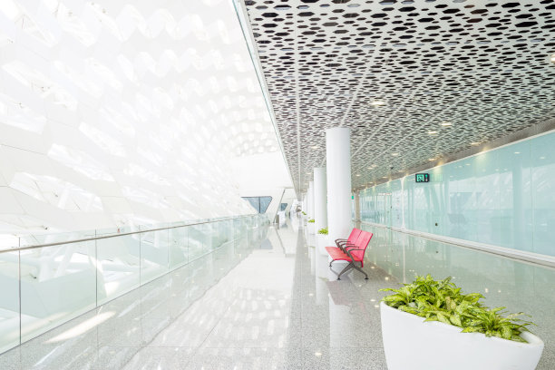 现代建筑走廊图片下载