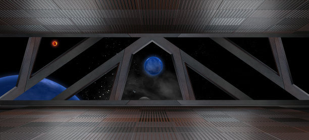 空间环境，为你的角色组合做好准备。三维渲染图片下载