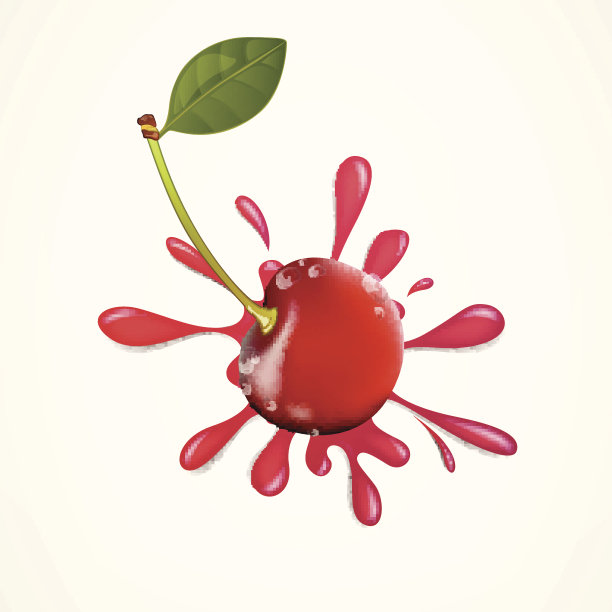 向量新鲜樱桃图片下载