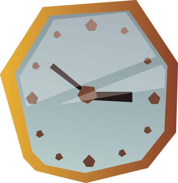 钟面手表矢量插图图片下载