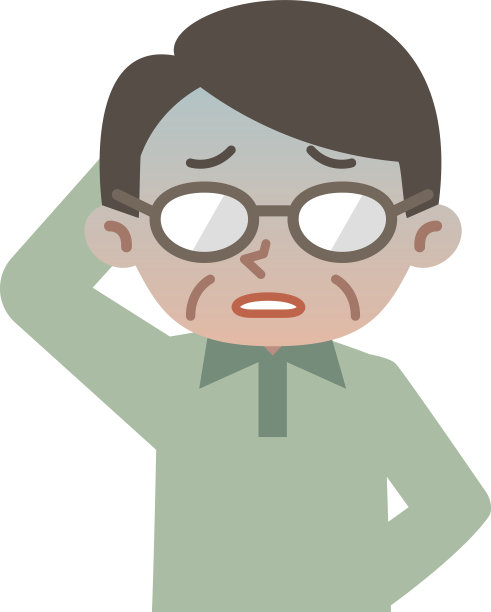 表情困惑的资深人士图片下载