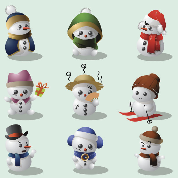 雪人图片下载