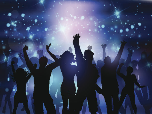 迪斯科背景素材图片