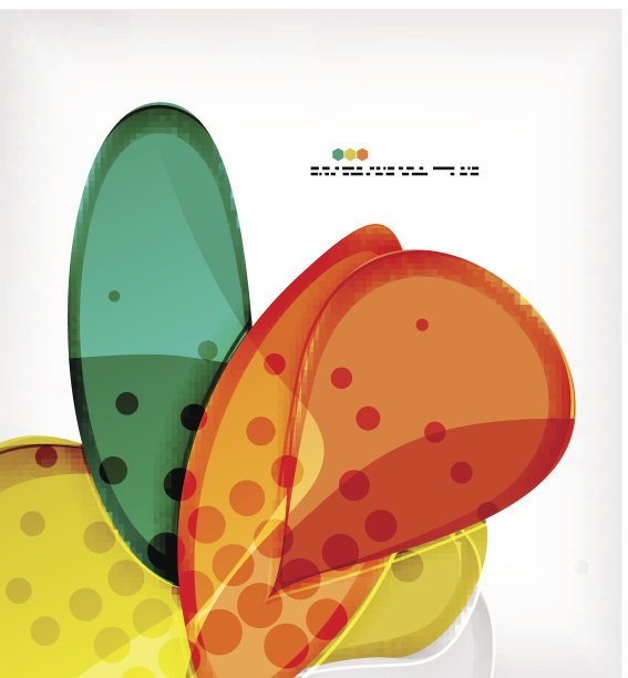 圆形形状抽象矢量背景图片下载