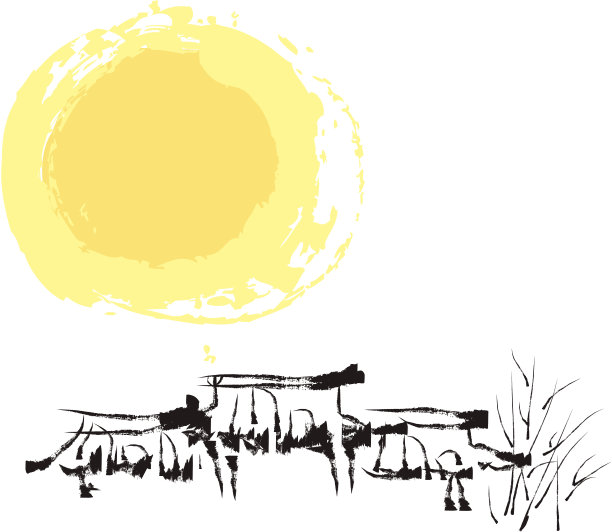 阳光景观素材图片