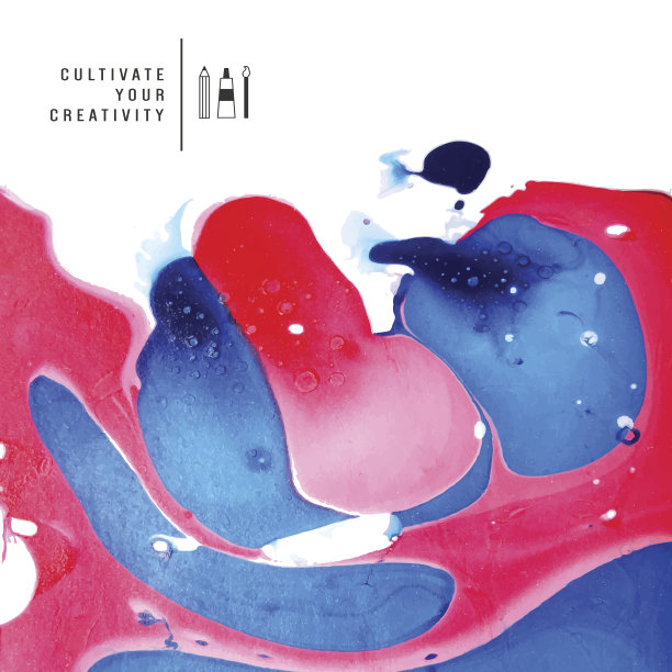 抽象画模板。手工制作的纹理素材图片