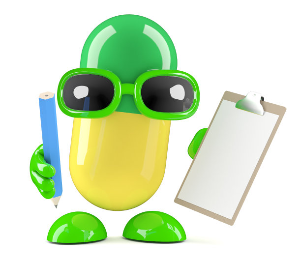 3d药丸与剪贴板图片下载