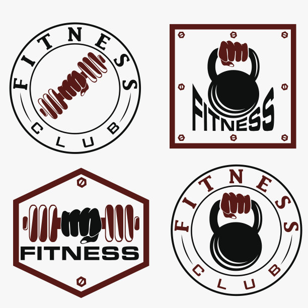 手持杠铃和壶铃，象征健康图片下载