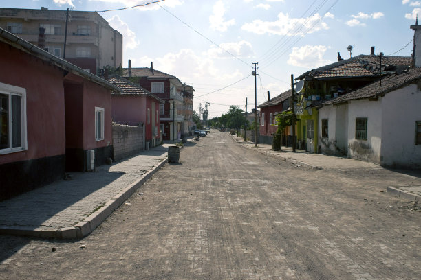 博加兹利扬小镇的街道图片下载