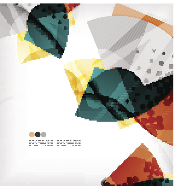 半圆几何矢量抽象背景图片下载